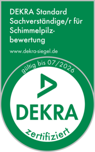 DEKRA – zertifizierter Sachverständiger für Schimmelpilzbewertung