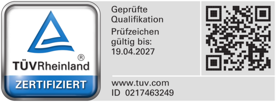 TÜV Rheinland – geprüfte Qualifikation, Sachverständiger für Schäden an Gebäuden